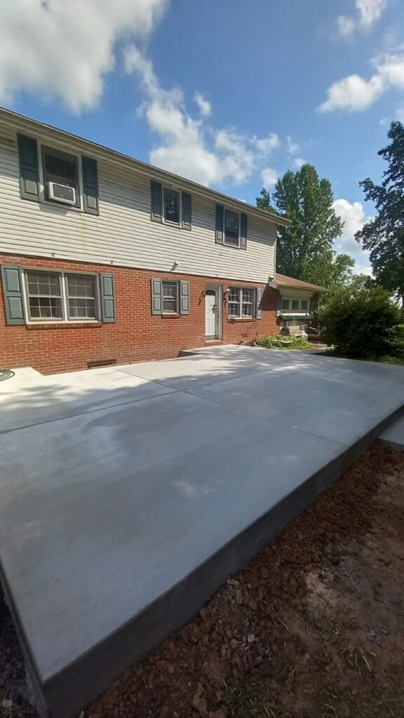 Residential Concrete Patio in Maryland